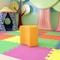 Flash Furniture Soft Seating Flexible Moon for Classrooms and Common Spaces - 18" Seat Height (Yellow) ZB-FT-045C-18-YELLOW-GG - alternate 1